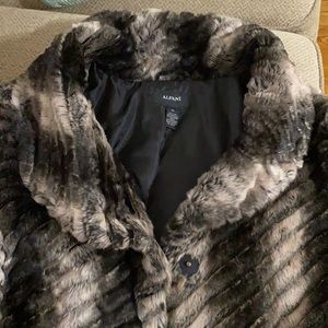 Alfani faux fur jacket/coat.